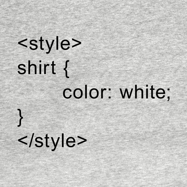 HTML Style - White by joshthecartoonguy